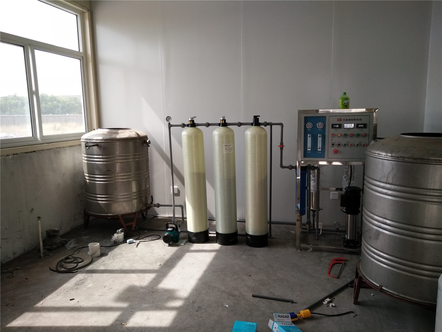 水處理設備快濾池的濾料顆粒的大小用“粒徑”表示